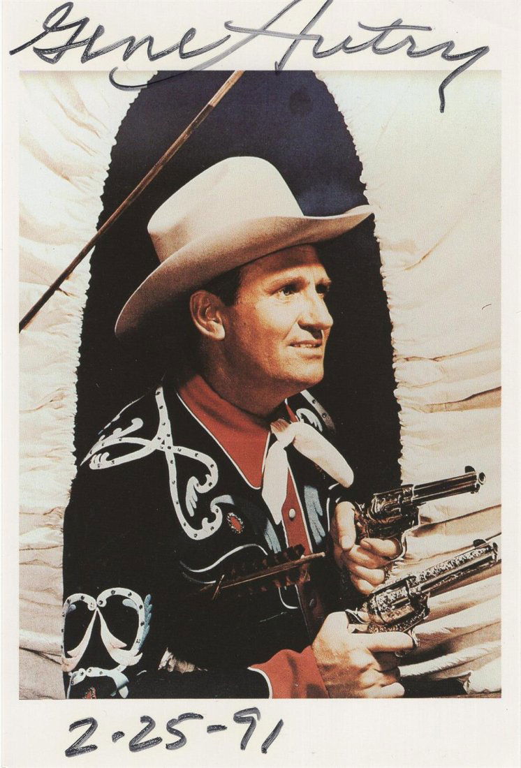 Gene Autry- Vintage Signed Photograph (1 of 1)