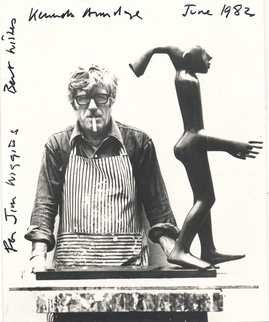 Kenneth Armitage- Signed Vintage Photograph from 1982 (1 of 2)