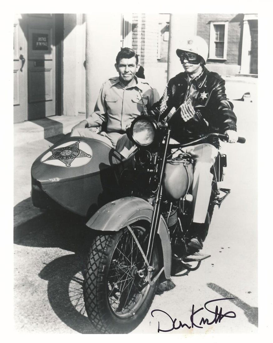 Don Knotts- Signed B&W Photograph from "Andy Griffith Show" (1 of 1)