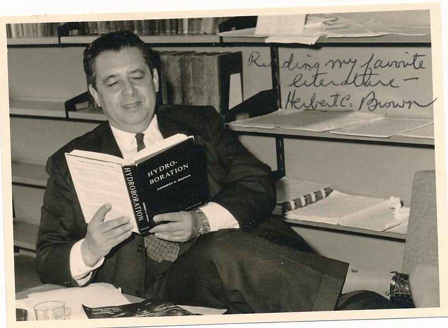 Herbert C. Brown- (Nobel Prize)- Signed Vintage Photograph (1 of 1)