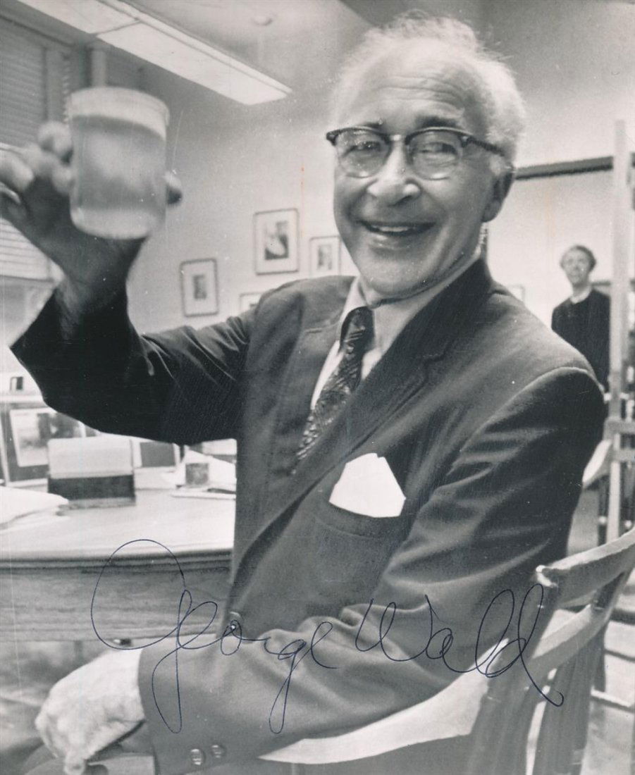 George Wald (Nobel Prize)-Vintage Signed Photograph (1 of 2)