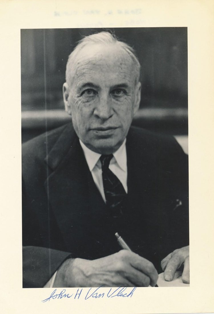 John H. Van Vleck (Nobel Prize 1977)- Rare Vintage Signed Photograph (1 of 1)