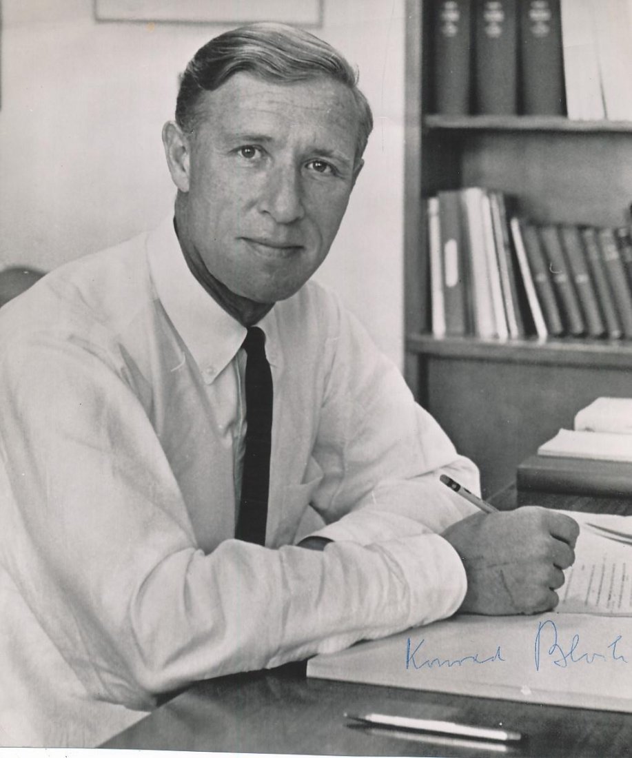 Konrad Bloch (Nobel Prize 1964)- Vintage Signed Photograph (1 of 1)
