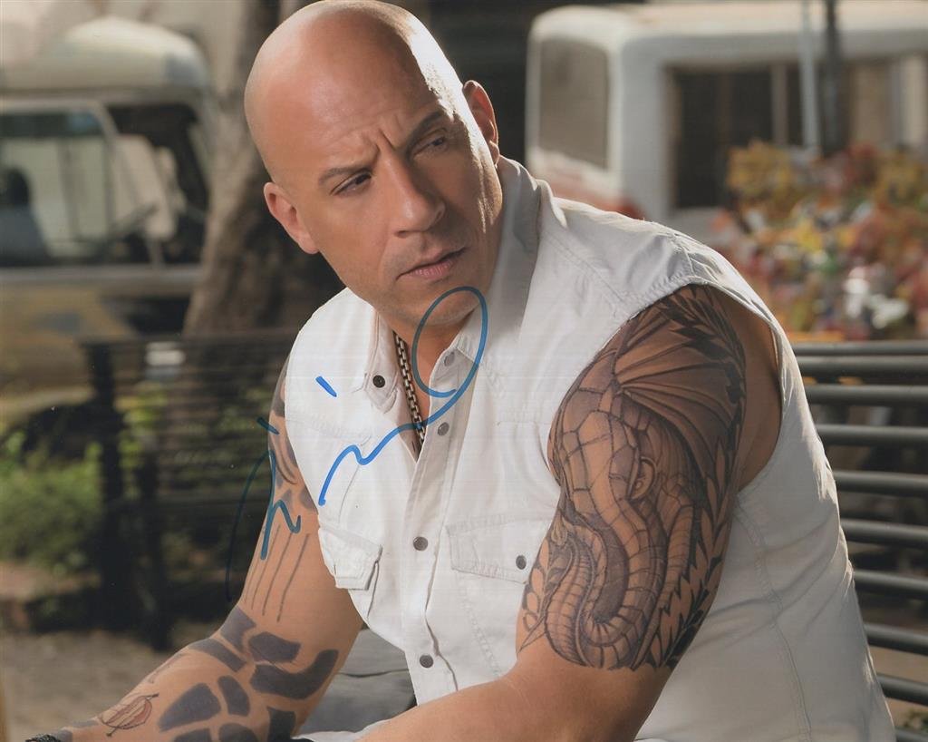 Vin Diesel- Signed Photograph (1 of 1)