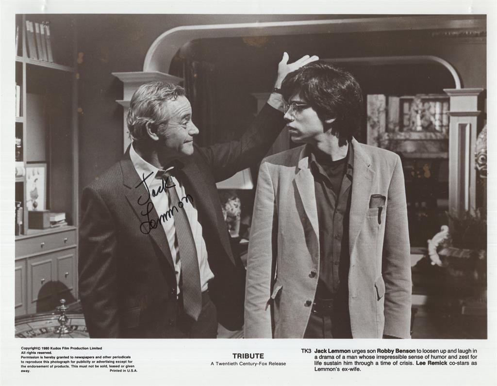 Jack Lemmon- Signed Vintage Photograph from "Tribute" (1 of 1)