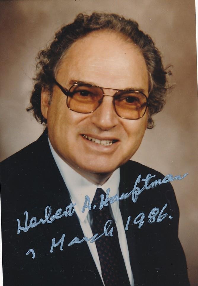 Herbert A. Hauptmann- Signed Vintage Photograph (Nobel Prize 1985) (1 of 1)