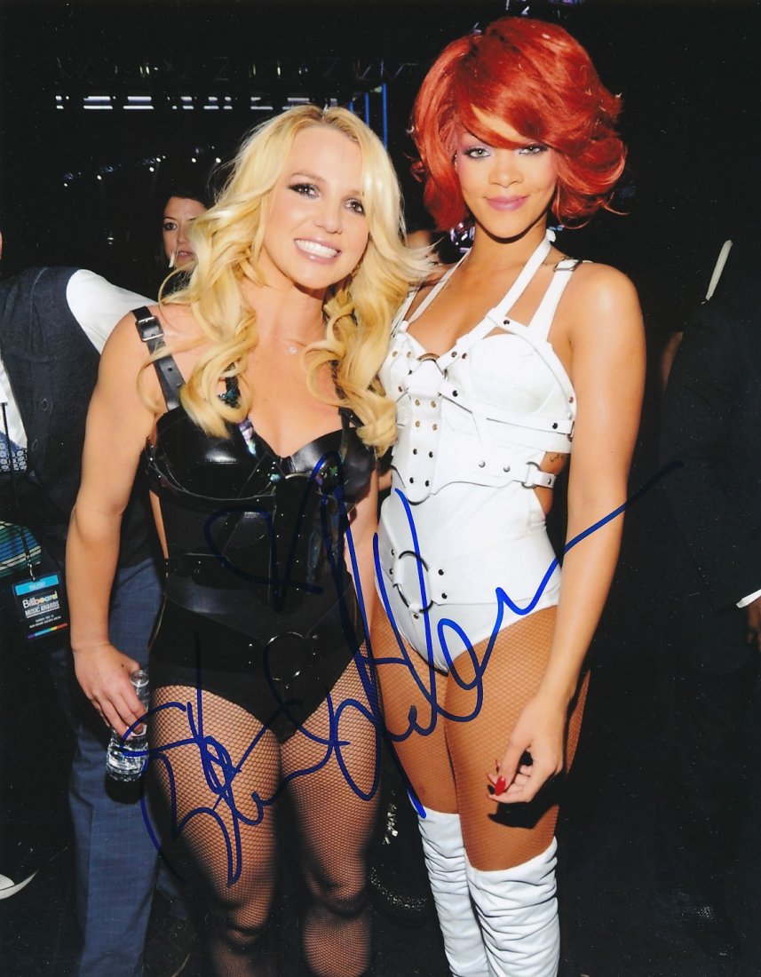 Rihanna & Britney Spears-Signed Photograph (1 of 1)