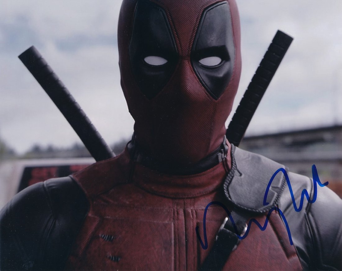 Ryan Reynolds-Signed Photograph from "Deadpool" (1 of 1)