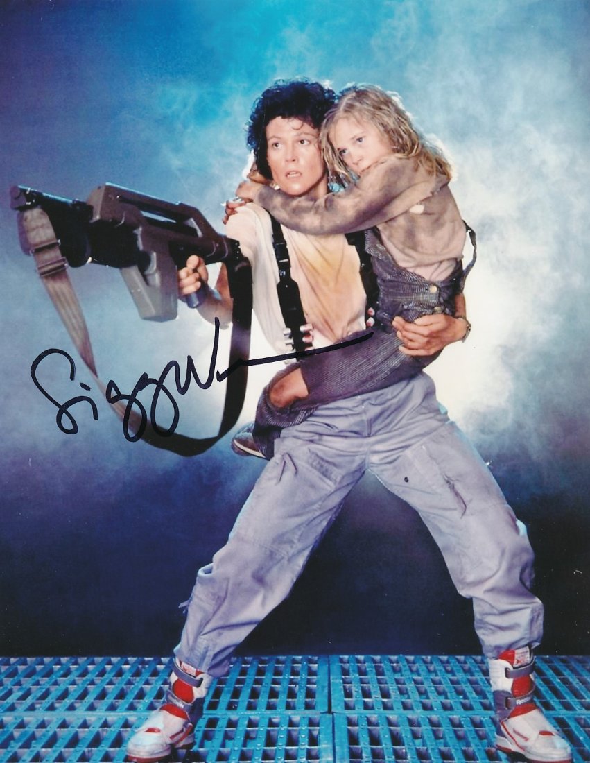 Sigourney Weaver-Signed Photograph from "Aliens" (1 of 1)
