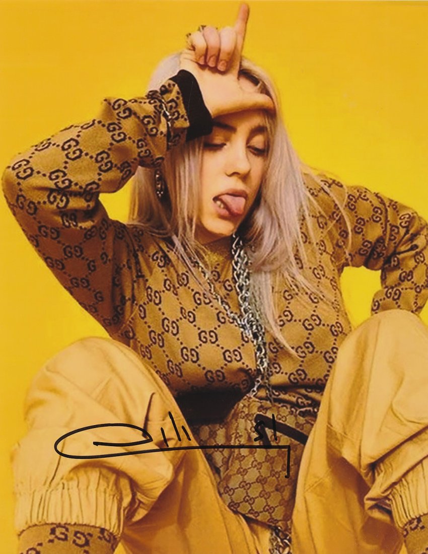 Billie Eilish- Signed Color Photograph (1 of 1)