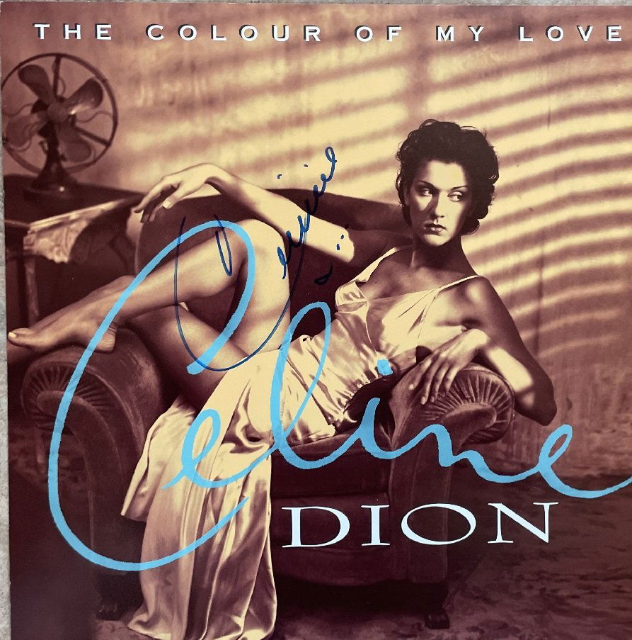 Celine Dion-Signed Album Flat (1 of 1)