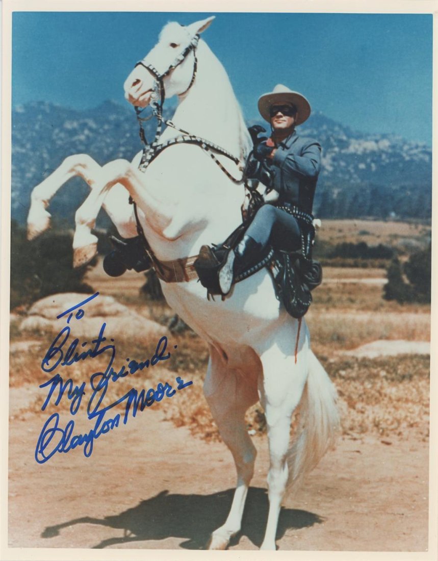 Clayton Moore- Signed "Lone Ranger" Photograph (1 of 1)