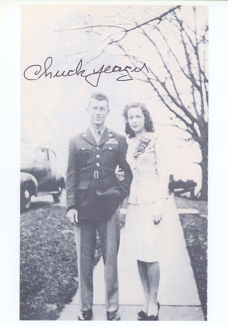 Brigadier General Chuck Yeager- Signed Photograph (1 of 1)