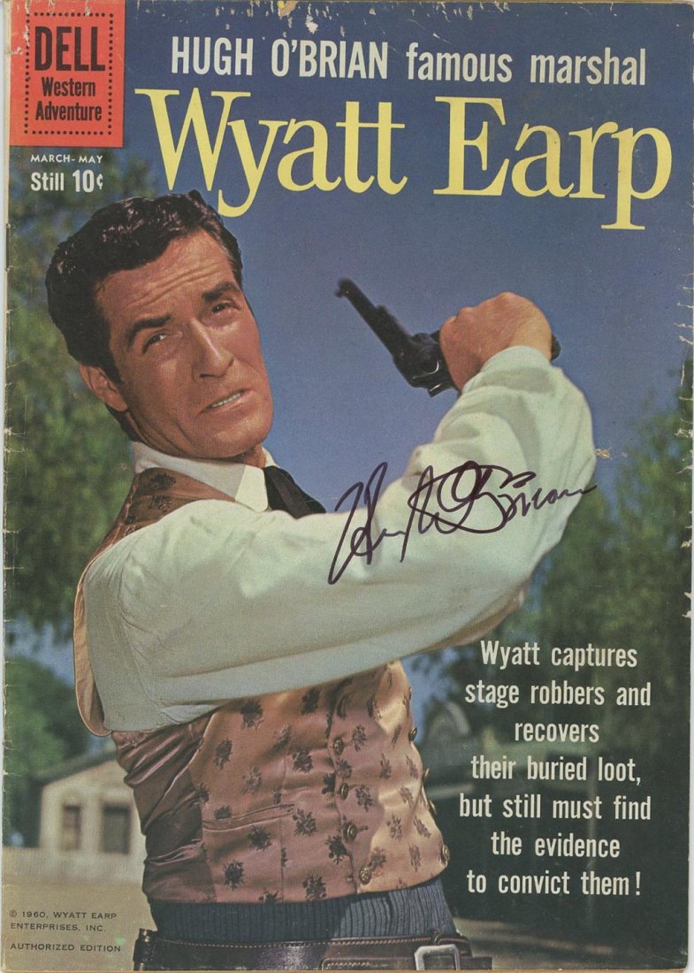 Hugh O'Brian- Signed Vintage Magazine (1 of 1)