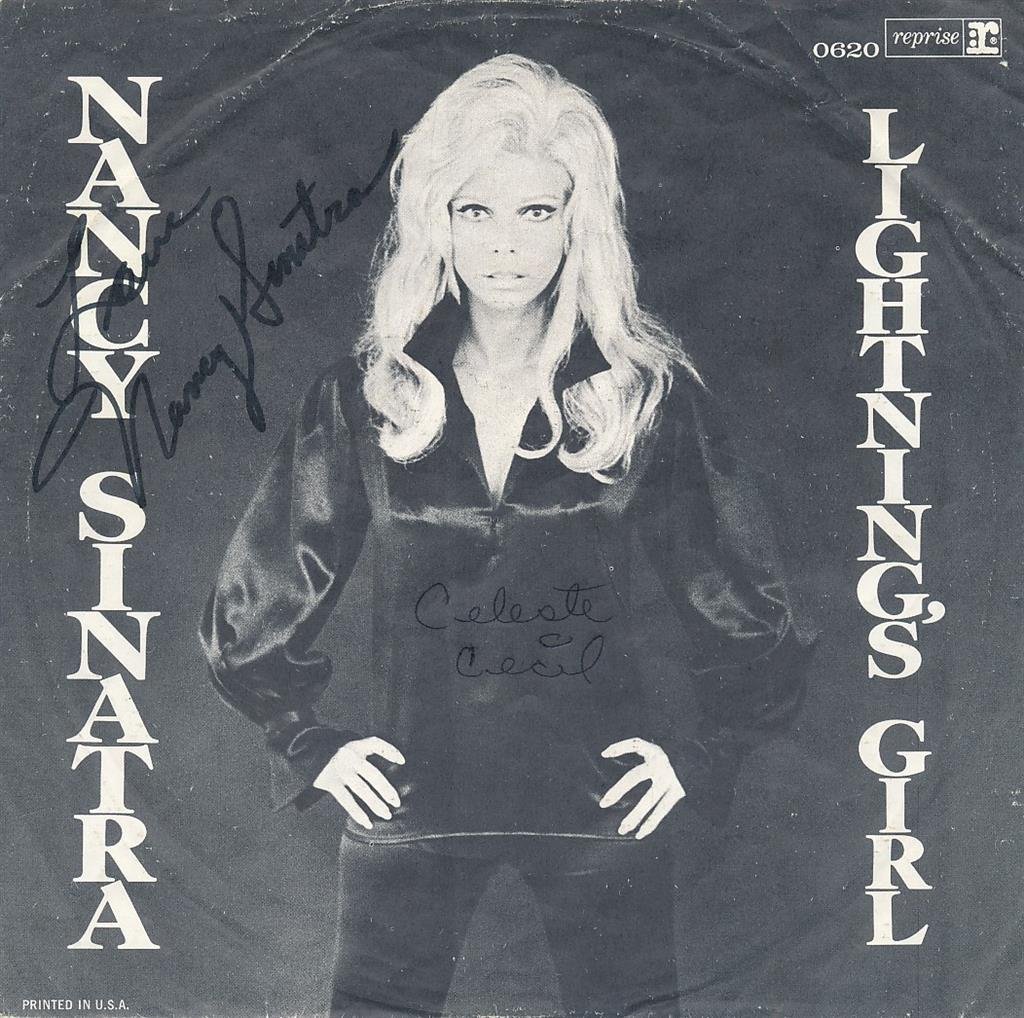 Nancy Sinatra- Signed Record Sleeve (1 of 1)