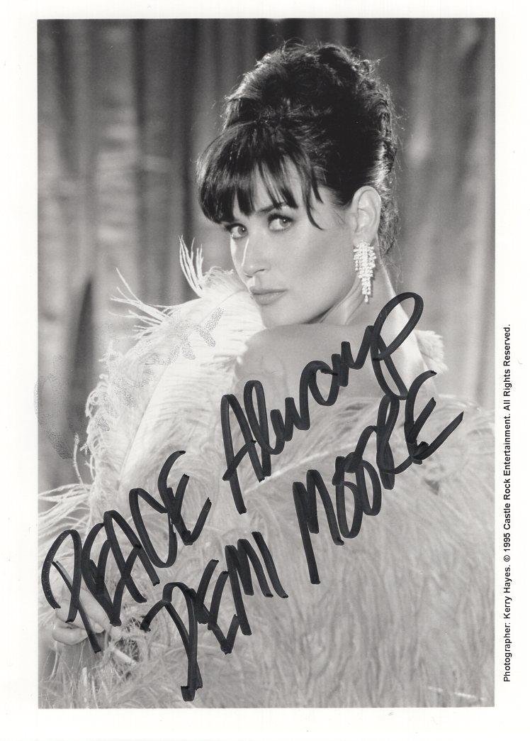 Demi Moore- Signed Photograph (1 of 1)