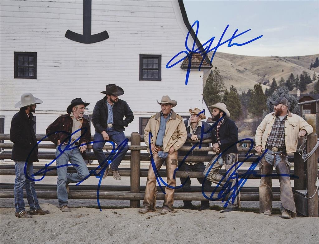 Yellowstone- Color Photo Signed by 4 Stars (1 of 1)