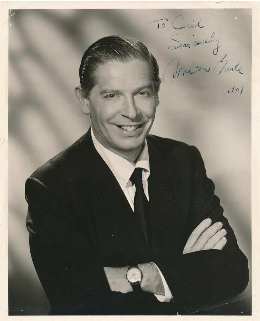 Milton Berle- Vintage Sepia Signed Photograph (1 of 1)