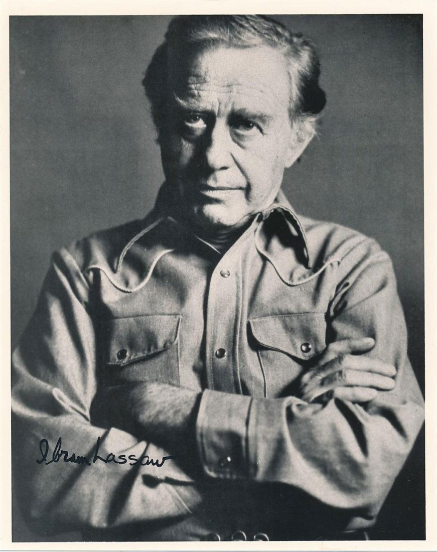 Ibram Lassaw (Sculptor)- Signed Vintage Photograph (1 of 1)