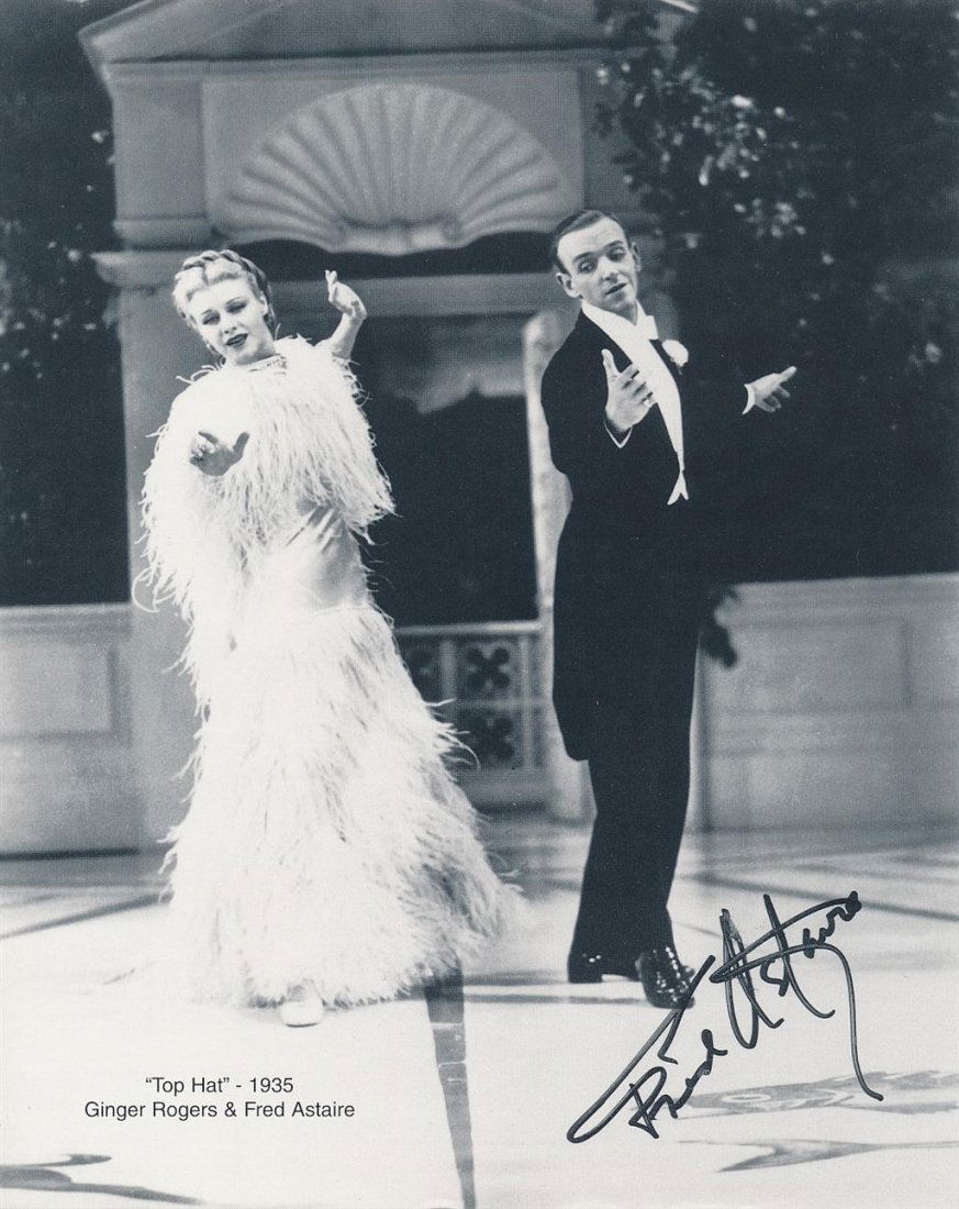 Fred Astaire- Signed Cardstock Photograph from "Top Hat" (1 of 1)