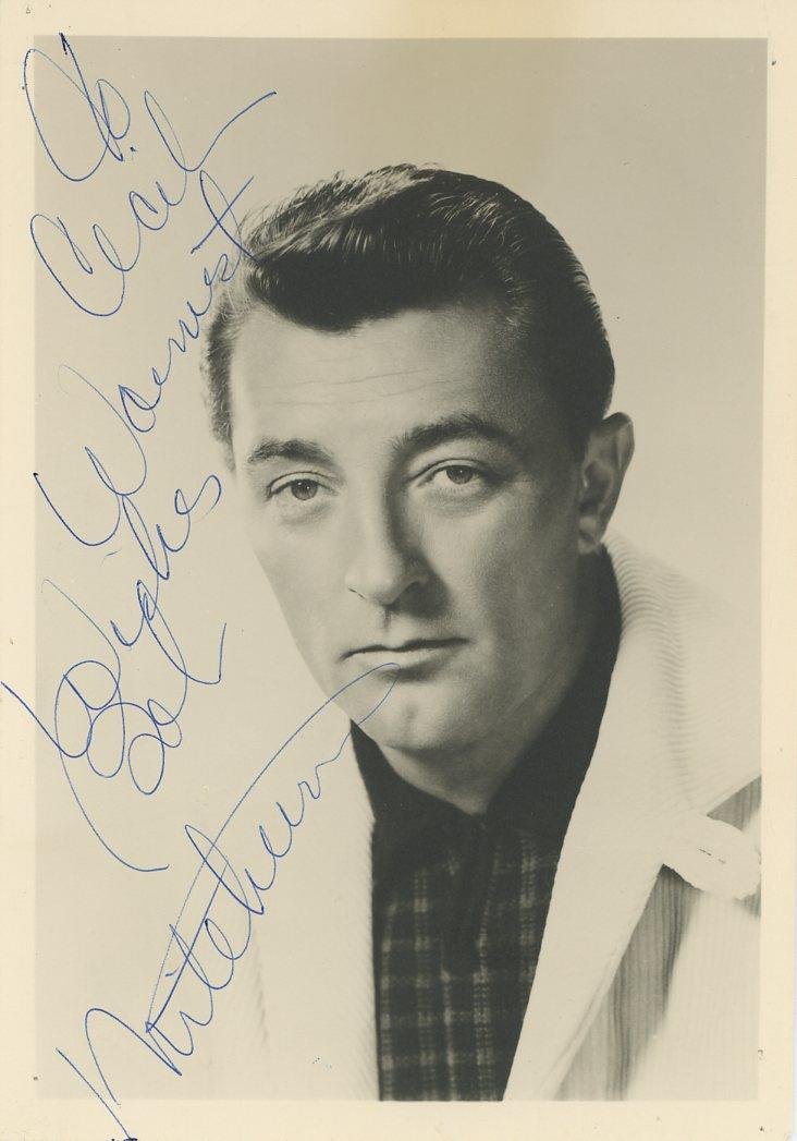 Robert Mitchum-Vintage Signed Photograph (1 of 1)