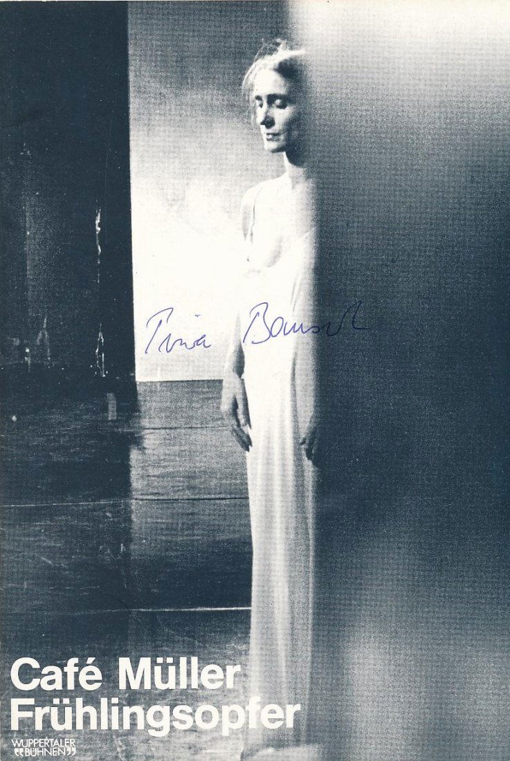 Pina Bousch- Signed "Cafe Muller" Program (German Dancer & Choreographer) (1 of 1)