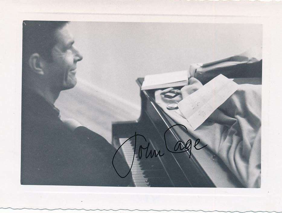 John Cage-Vintage Signed Photograph (Composer) (1 of 1)