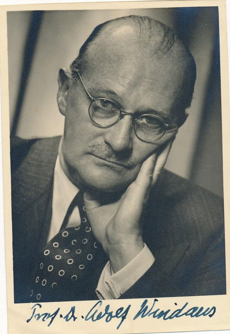 Adolf Windaus- (Nobel Prize 1928)- Vintage Signed Photograph (1 of 1)