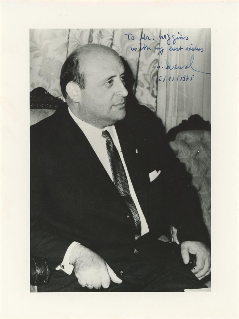 SÃ¼leyman Demirel- Signed Vintage Photograph (9th President of Turkey) (1 of 1)