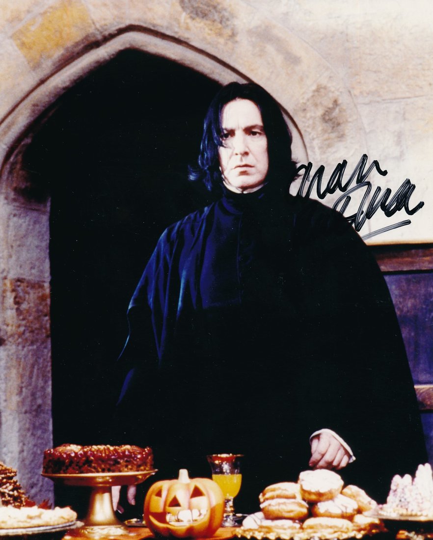 Alan Rickman-Signed Photograph from "Harry Potter" (1 of 1)