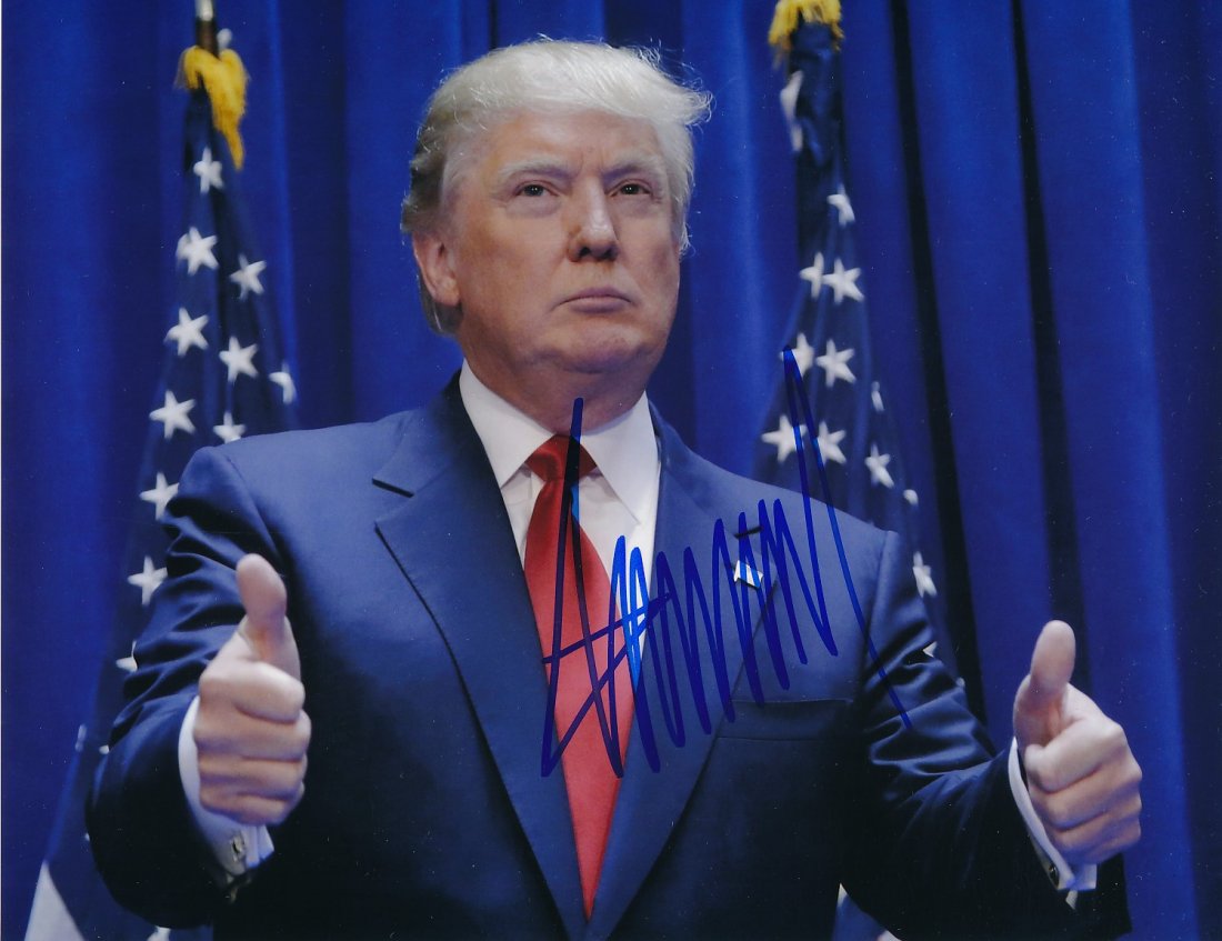 President Donald J. Trump-Signed Photograph MINT (1 of 1)