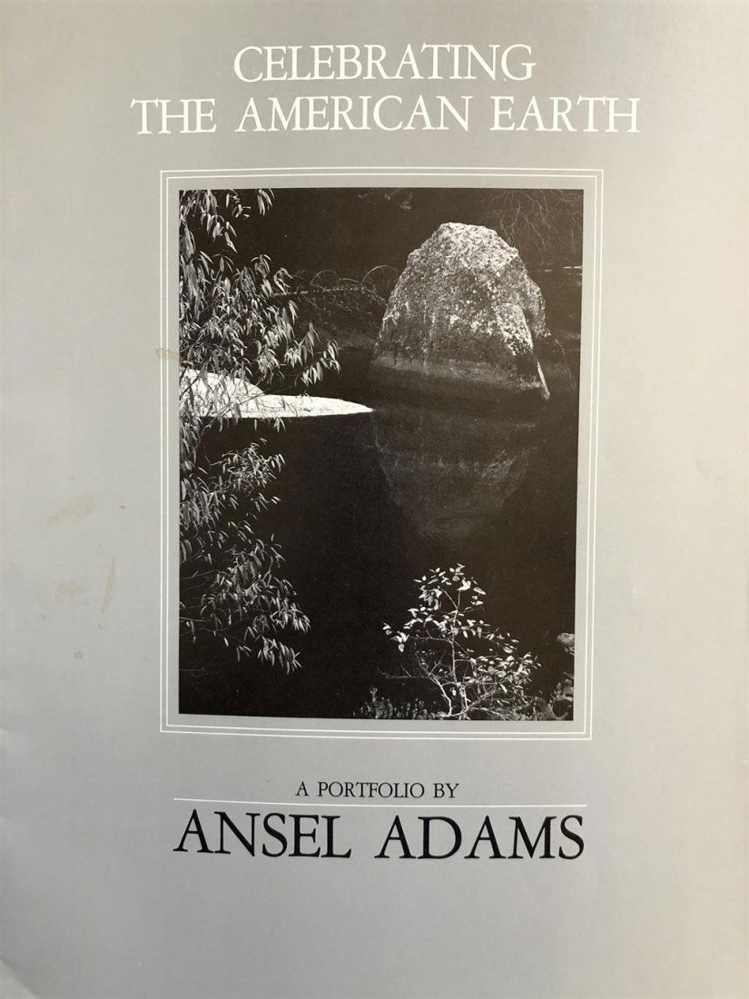 Ansel Adams- Signed Softcover Book, "Celebrating the American Earth" (1 of 2)