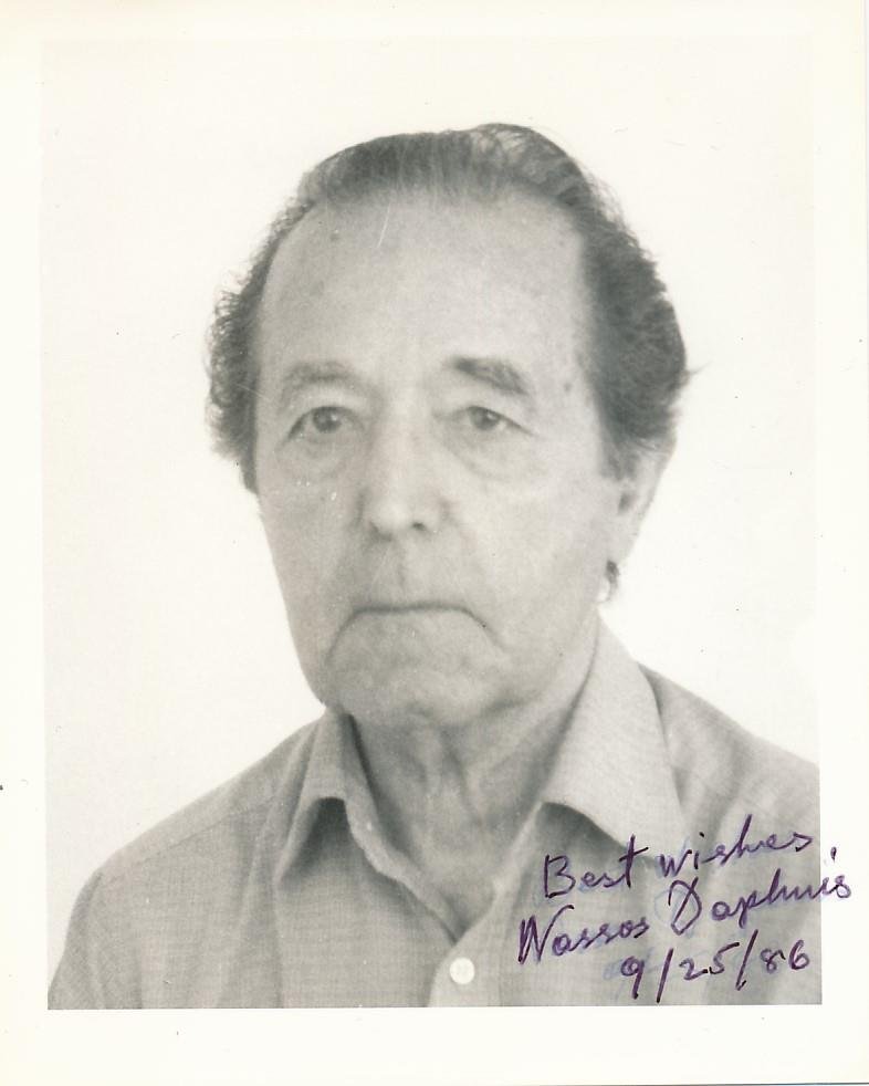 Nassos Daphnis-Vintage Signed Photograph (Artist) (1 of 1)