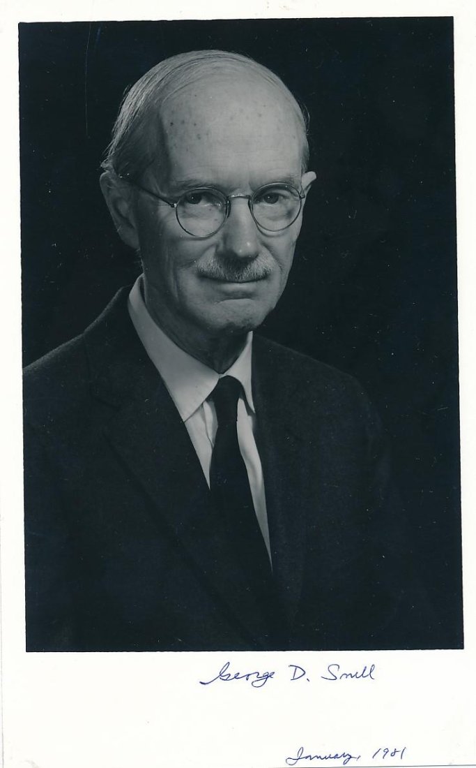 George D. Snell- Signed Vintage Photograph (Nobel Prize 1980) (1 of 1)