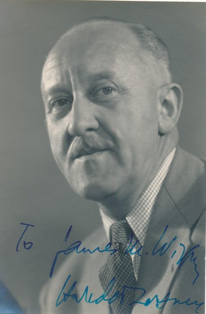 Halldor Laxness-Vintage Signed Photograph (Nobel Prize 1955) (1 of 1)