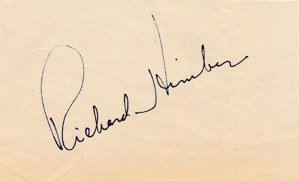 Richard Himber-Vintage Signature (Bandleader, Composer & Practical Joker) (1 of 1)