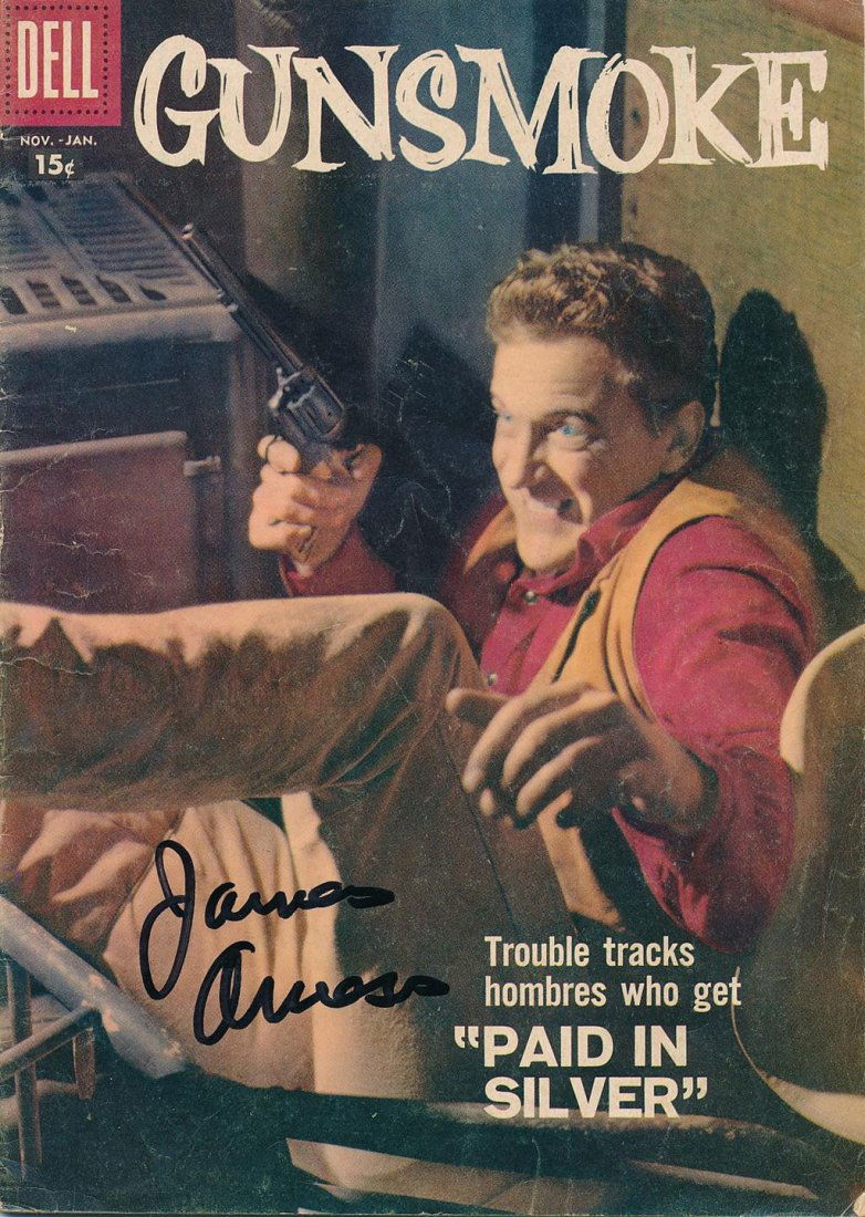 James Arness -Signed Vintage 1958 Gunsmoke Comic Book (1 of 1)
