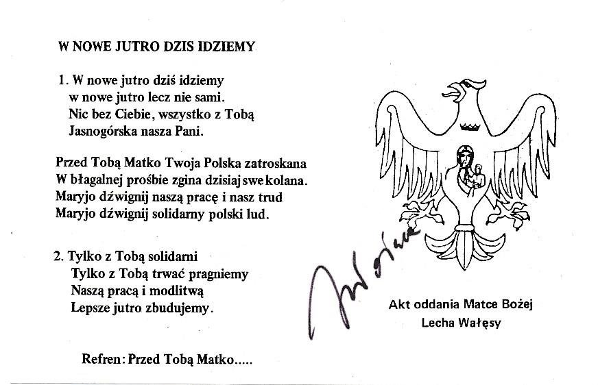 Lech Walesa- Signed Page (President of Poland) (1 of 1)