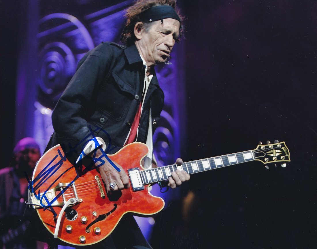 Keith Richards- Signed Photograph (1 of 1)