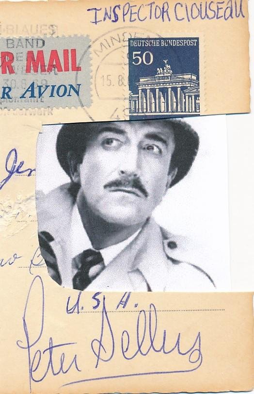 Peter Sellers- Signed Clip From Envelope w/Photo (1 of 2)