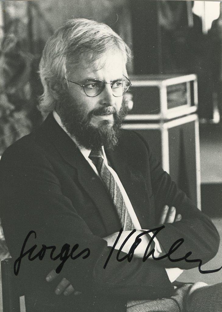 Georges Kohler- Signed Photograph (Nobel Prize 1984) (1 of 1)