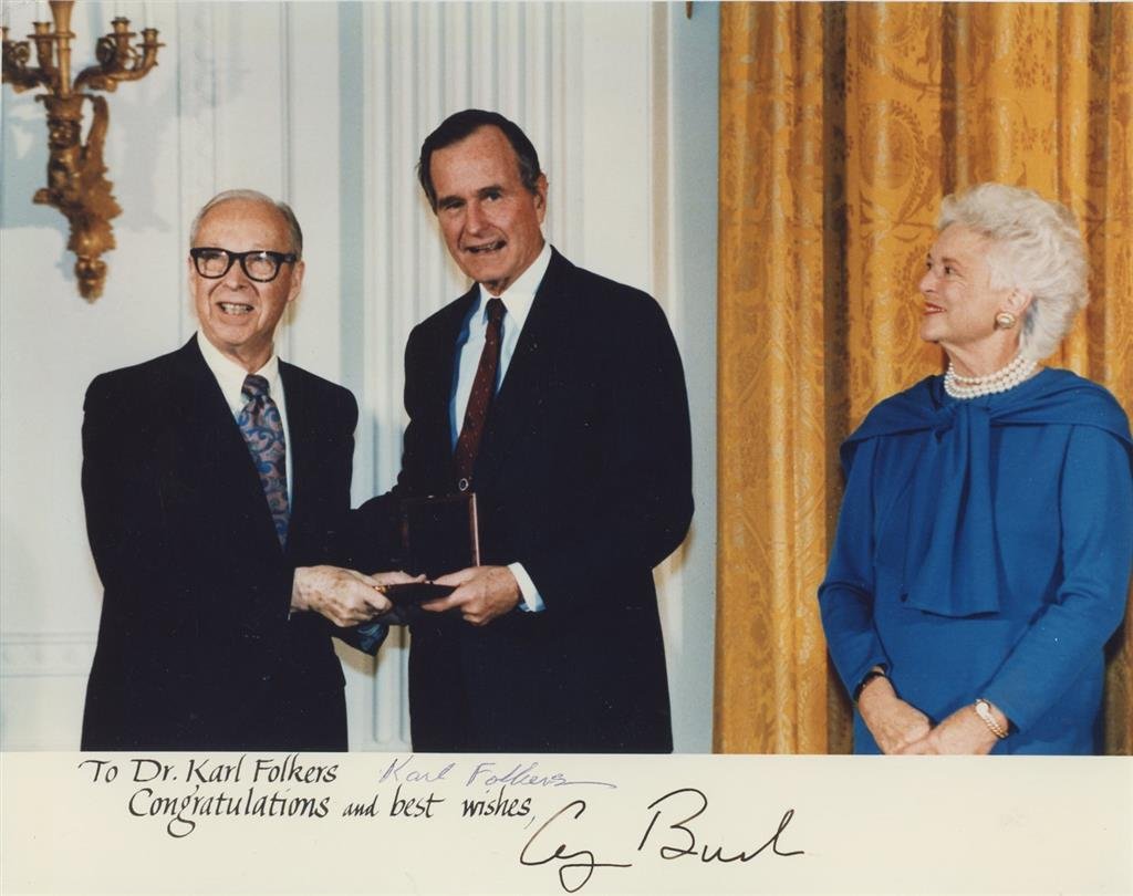 Karl Folkers- Signed Photograph (Biochemist/Isolation of Vitamin B12) (1 of 1)