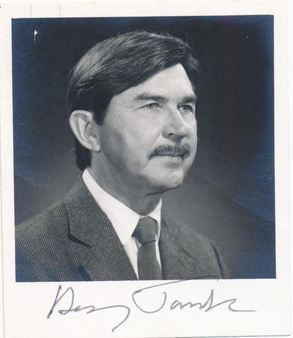 Henry Taube- Signed Twice Photograph (Nobel Prize 1983): 2x3 B&W photograph signed in black ballpoint ink on the front and back by Henry Taube. In great condition. (1915-2005) Henry Taube was a Canadian-born American chemist who was awarded the 1983 Nobel P