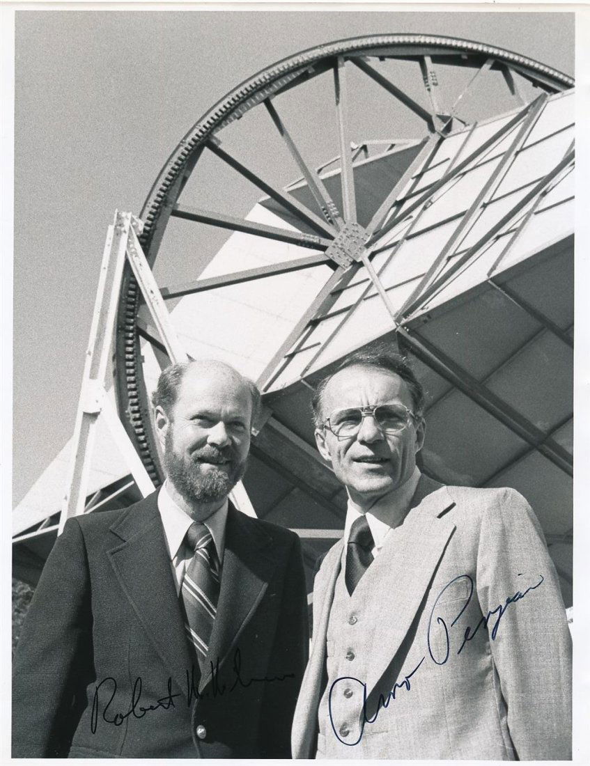 Robert W. Wilson & Arno Penzias-Signed Vintage Photo (2 Nobel Prize Recipients 1978) (1 of 1)