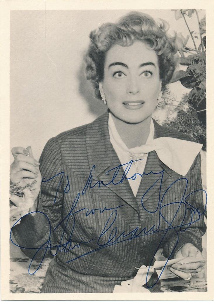 Joan Crawford-Vintage Signed Photograph STUNNING!!!!! (1 of 1)