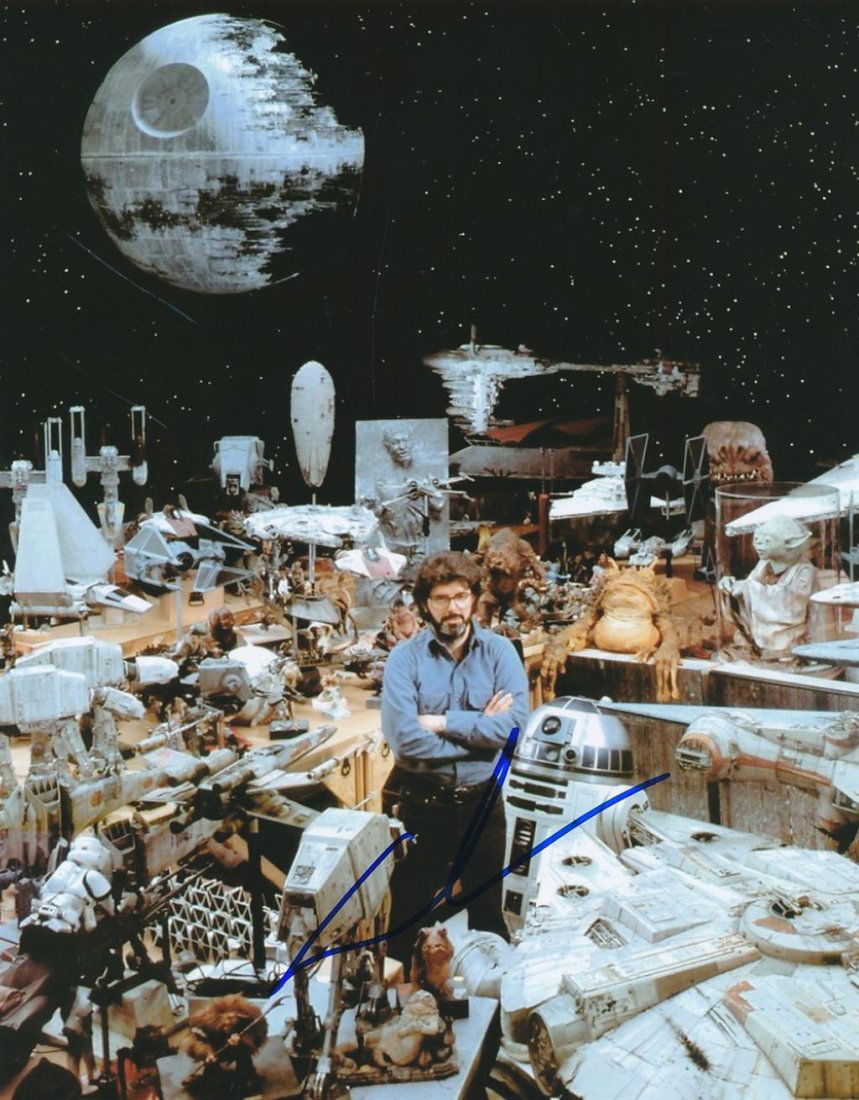 George Lucas- Signed Color Photograph from "Star Wars" (1 of 1)
