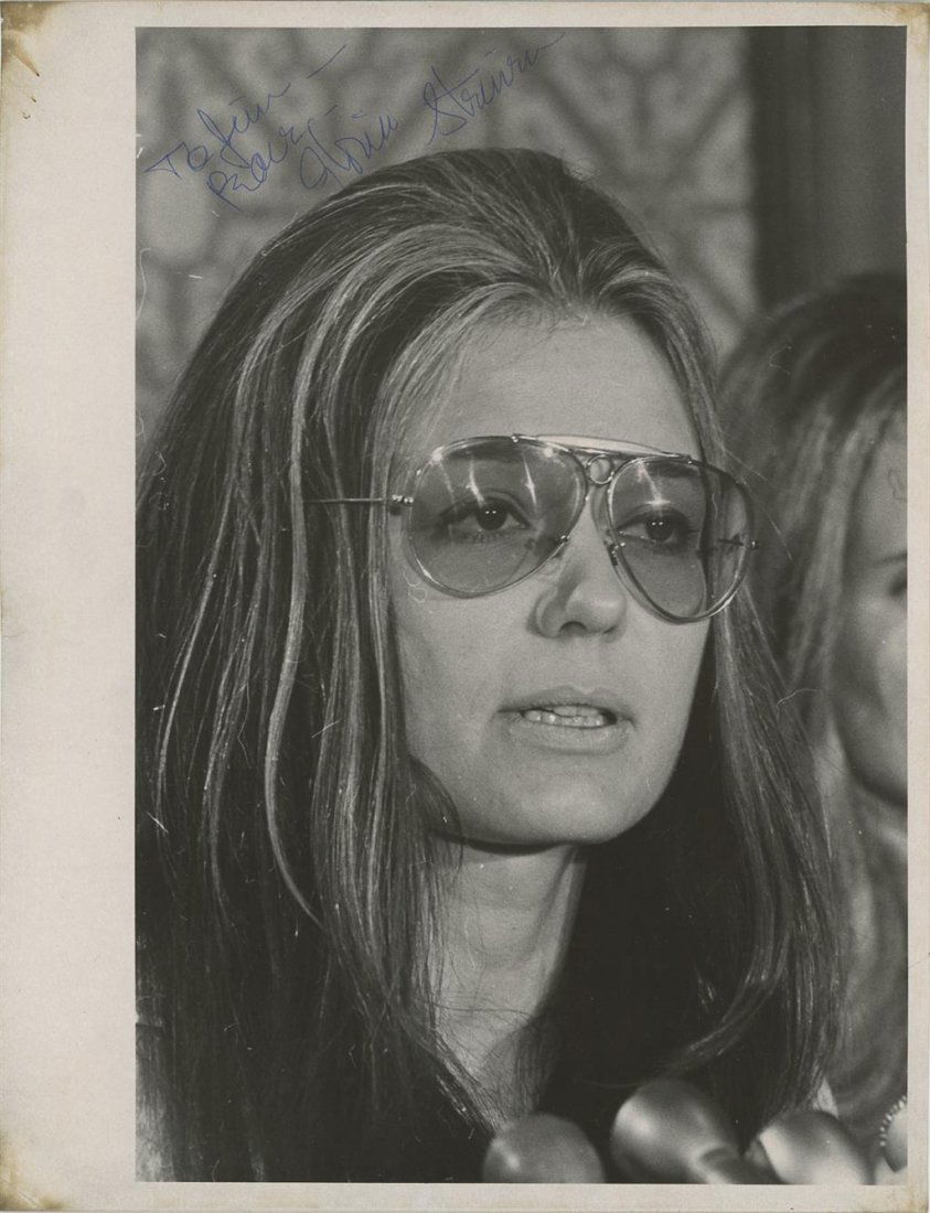 Gloria Steinem-Vintage Signed Photograph (1 of 1)