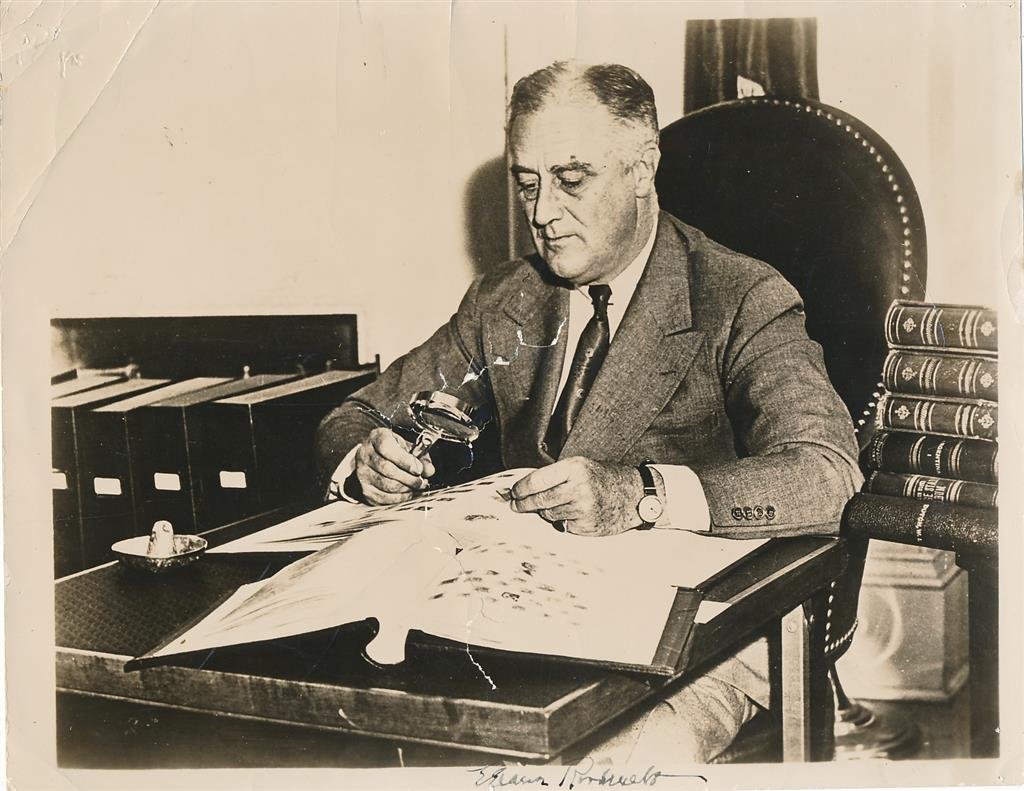 Eleanor Roosevelt-Vintage Signed Photograph of Franklin D. Roosevelt (1 of 1)