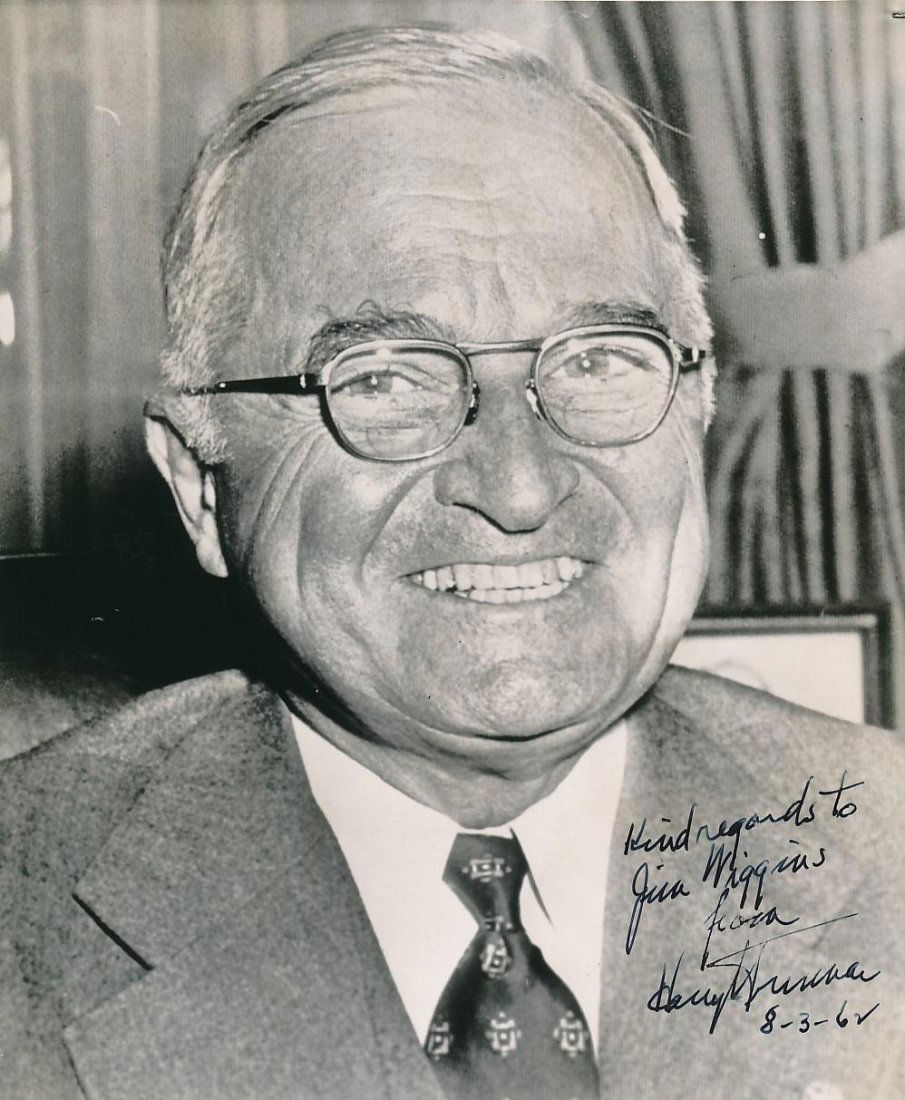 President Harry Truman-Vintage Signed Photograph (1 of 1)