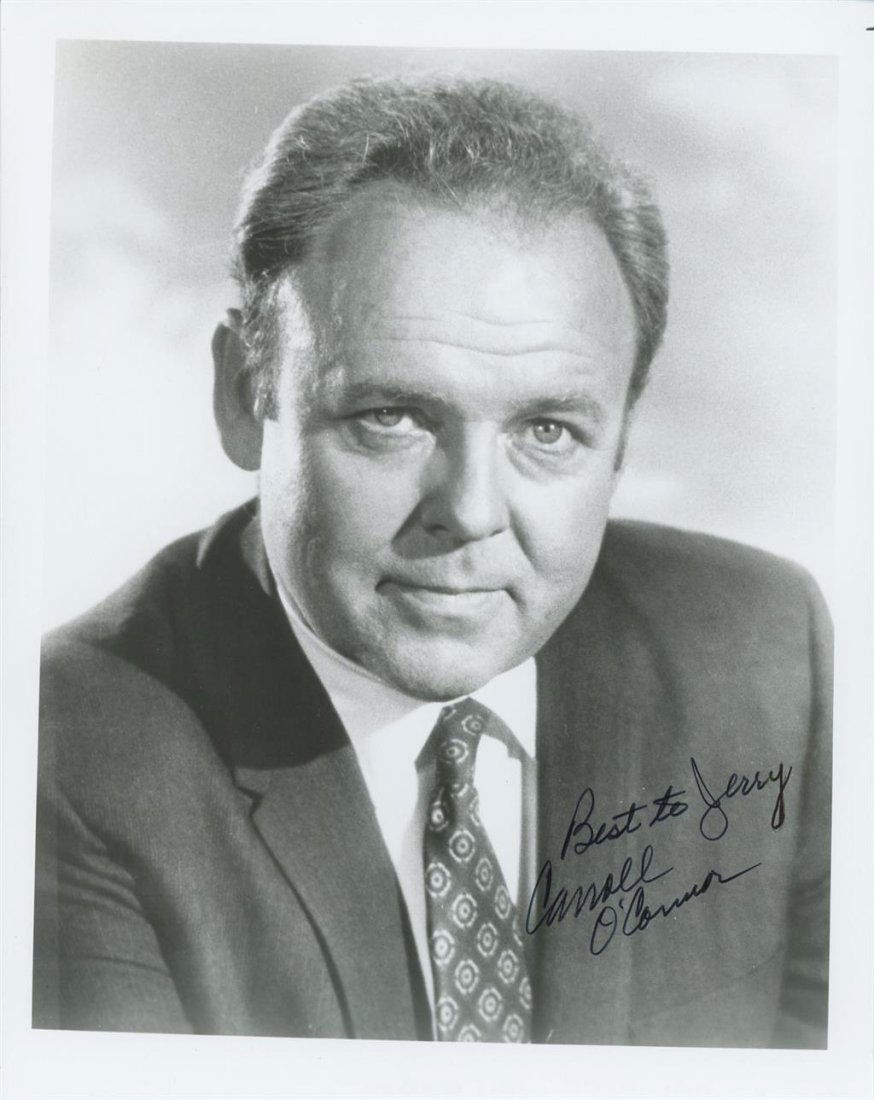 Carroll O'Conner- Signed Vintage Photograph (1 of 1)